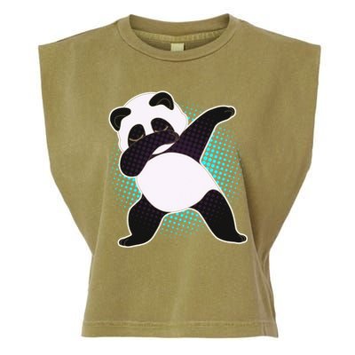 Fun Dabbing Panda Dab Move Garment-Dyed Women's Muscle Tee