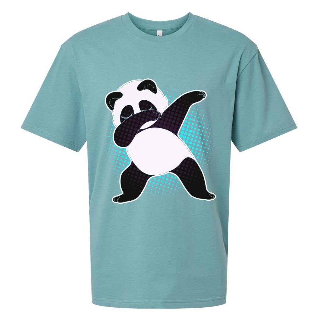 Fun Dabbing Panda Dab Move Sueded Cloud Jersey T-Shirt