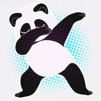 Fun Dabbing Panda Dab Move Garment-Dyed Sweatshirt