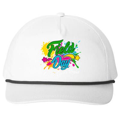 Fun Field Day Let The Games Begin! Snapback Five-Panel Rope Hat