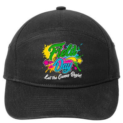 Fun Field Day Let The Games Begin! 7-Panel Snapback Hat