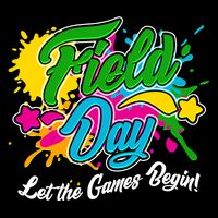 Fun Field Day Let The Games Begin! Drawstring Bag