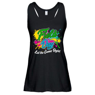 Fun Field Day Let The Games Begin! Ladies Essential Flowy Tank