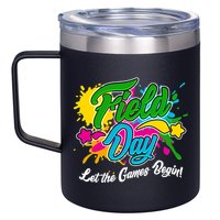Fun Field Day Let The Games Begin! 12oz Stainless Steel Coffee Mug