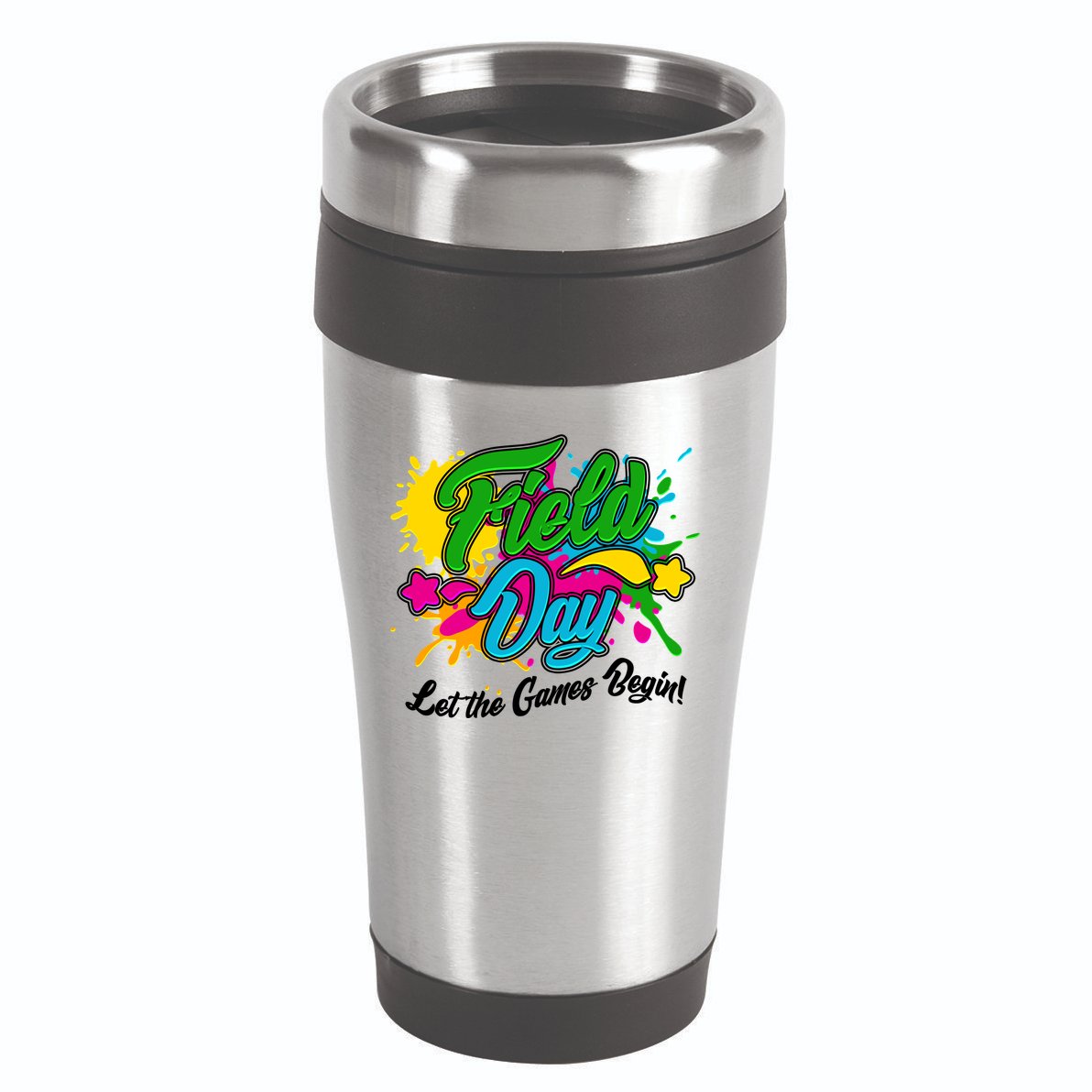 Fun Field Day Let The Games Begin! 16oz Travel Tumbler