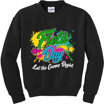 Fun Field Day Let The Games Begin! Kids Sweatshirt