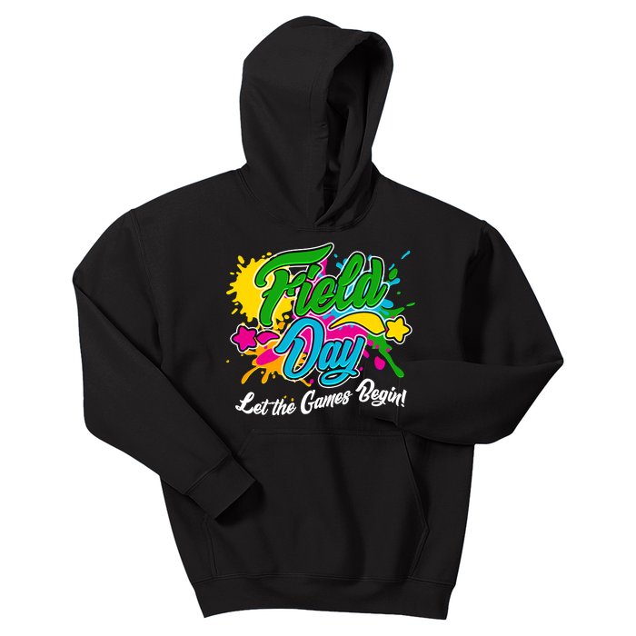 Fun Field Day Let The Games Begin! Kids Hoodie