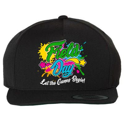 Fun Field Day Let The Games Begin! Wool Snapback Cap