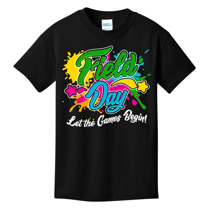 Fun Field Day Let The Games Begin! Kids T-Shirt