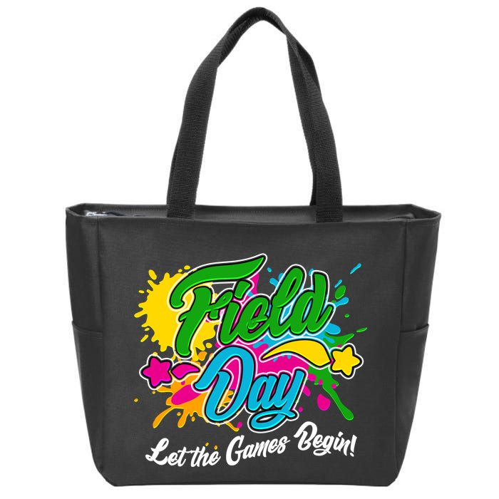Fun Field Day Let The Games Begin! Zip Tote Bag