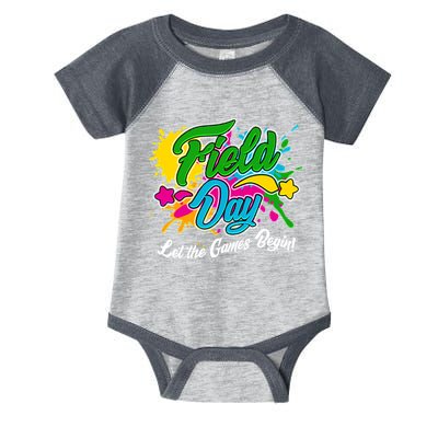 Fun Field Day Let The Games Begin! Infant Baby Jersey Bodysuit