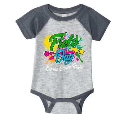 Fun Field Day Let The Games Begin! Infant Baby Jersey Bodysuit