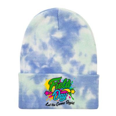 Fun Field Day Let The Games Begin! Tie Dye 12in Knit Beanie