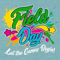 Fun Field Day Let The Games Begin! Sueded Cloud Jersey T-Shirt