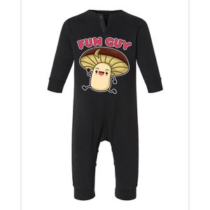 Fun Guy Fungi Mushroom Infant Fleece One Piece