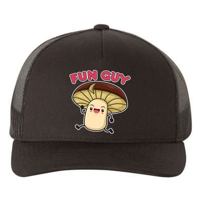 Fun Guy Fungi Mushroom Yupoong Adult 5-Panel Trucker Hat