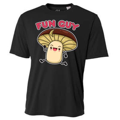 Fun Guy Fungi Mushroom Cooling Performance Crew T-Shirt