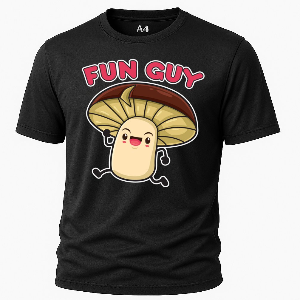 Fun Guy Fungi Mushroom Cooling Performance Crew T-Shirt