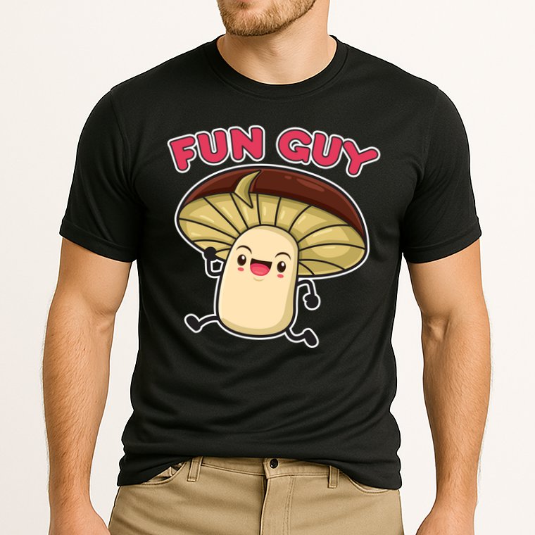 Fun Guy Fungi Mushroom Cooling Performance Crew T-Shirt
