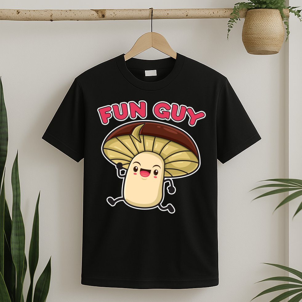 Fun Guy Fungi Mushroom T-Shirt