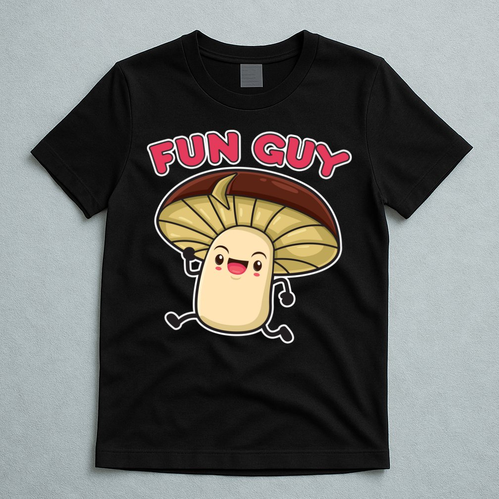 Fun Guy Fungi Mushroom T-Shirt