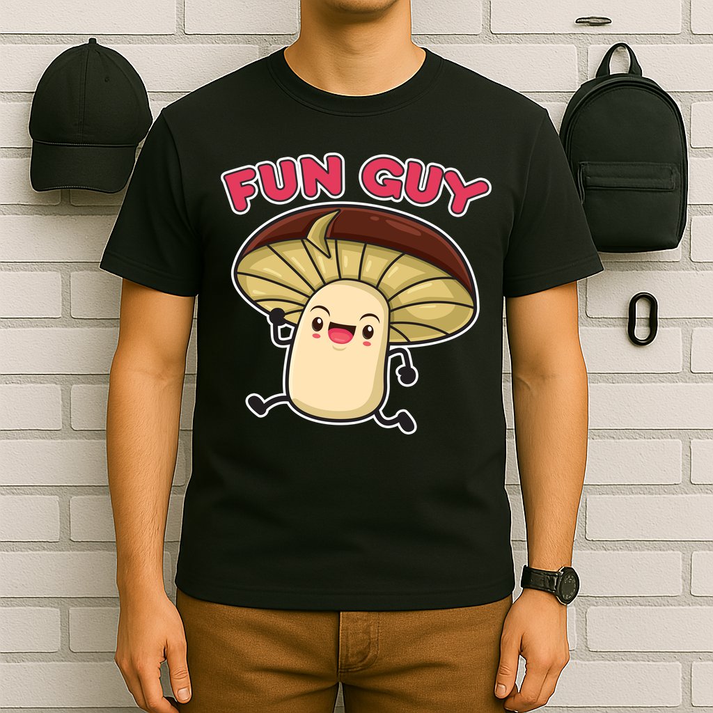 Fun Guy Fungi Mushroom T-Shirt