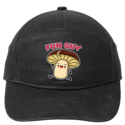 Fun Guy Fungi Mushroom 7-Panel Snapback Hat