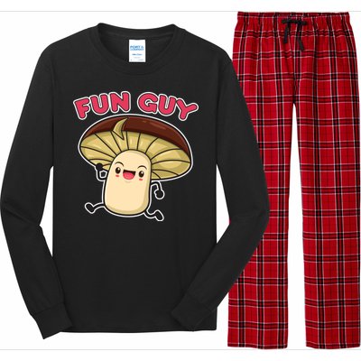 Fun Guy Fungi Mushroom Long Sleeve Pajama Set