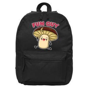 Fun Guy Fungi Mushroom 16 in Basic Backpack