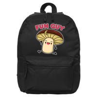 Fun Guy Fungi Mushroom 16 in Basic Backpack