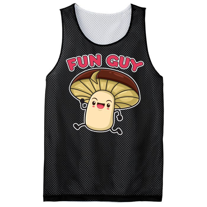 Fun Guy Fungi Mushroom Mesh Reversible Basketball Jersey Tank