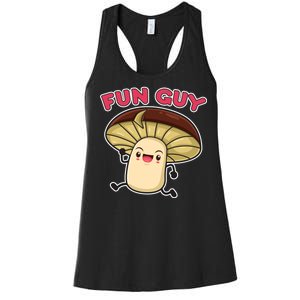 Fun Guy Fungi Mushroom Women's Racerback Tank