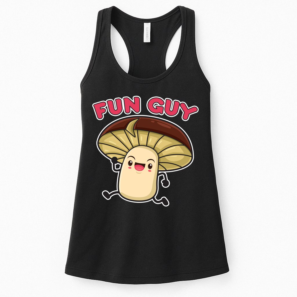 Fun Guy Fungi Mushroom Womens Tank Top