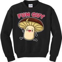 Fun Guy Fungi Mushroom Kids Sweatshirt