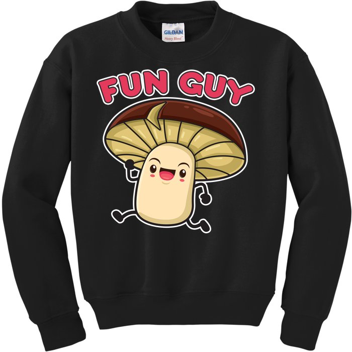 Fun Guy Fungi Mushroom Kids Sweatshirt