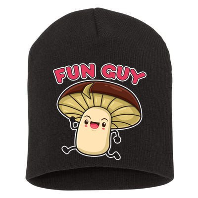 Fun Guy Fungi Mushroom Short Acrylic Beanie