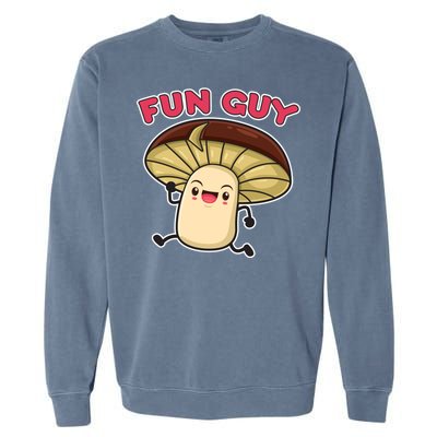 Fun Guy Fungi Mushroom Garment-Dyed Sweatshirt