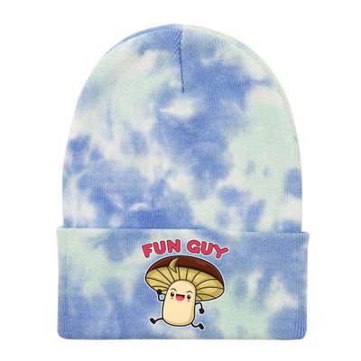 Fun Guy Fungi Mushroom Tie Dye 12in Knit Beanie