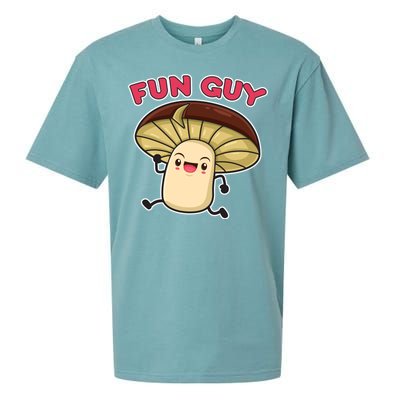 Fun Guy Fungi Mushroom Sueded Cloud Jersey T-Shirt