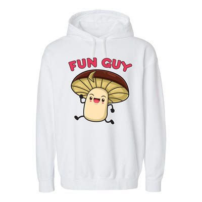 Fun Guy Fungi Mushroom Garment-Dyed Fleece Hoodie