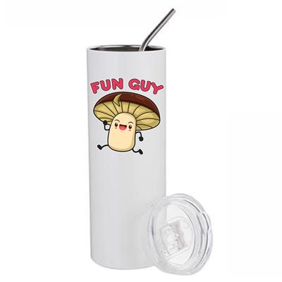 Fun Guy Fungi Mushroom Stainless Steel Tumbler