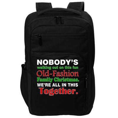 Fun Old Fashion Family Christmas Impact Tech Backpack