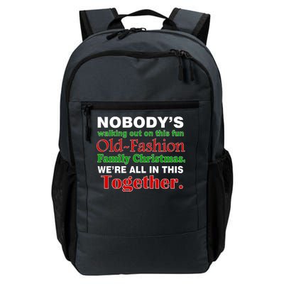 Fun Old Fashion Family Christmas Daily Commute Backpack