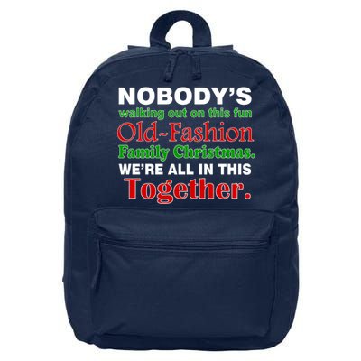 Fun Old Fashion Family Christmas 16 in Basic Backpack