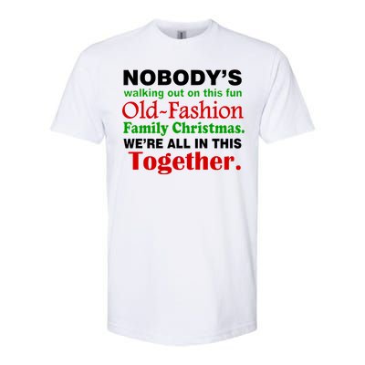 Fun Old Fashion Family Christmas Softstyle CVC T-Shirt