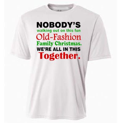 Fun Old Fashion Family Christmas Cooling Performance Crew T-Shirt