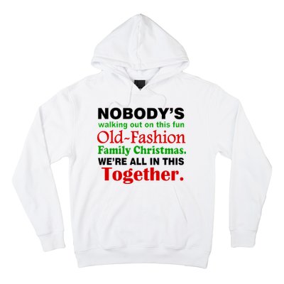 Fun Old Fashion Family Christmas Hoodie