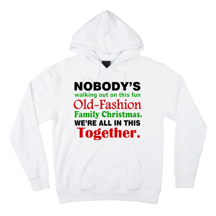 Fun Old Fashion Family Christmas Hoodie