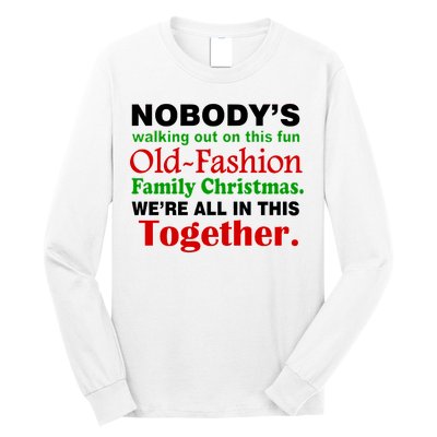 Fun Old Fashion Family Christmas Long Sleeve Shirt