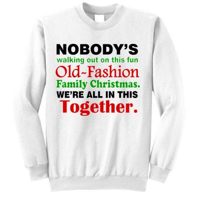 Fun Old Fashion Family Christmas Sweatshirt
